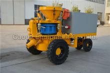 Gaodetec GSZ3000E 5m3/h electric wet mix concrete spraying machine for tunnel building